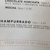 Almond milk champurrado   at Nibble Chocolate - Little Italy in San Diego