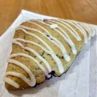 Blueberry scone   at Nibble Chocolate - Little Italy in San Diego