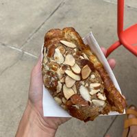 Almond butter filled croissant  at Nibble Chocolate - Little Italy in San Diego
