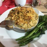 Yummy f’sh pie  at The Veeg Shack in Swindon