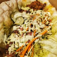 Nashville pakora wrap at The Crypt in Denver