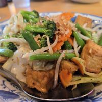 Veggies with tofu at Chiang Rai in Long Beach