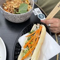 Vietnamese Bowl and Banh mi   at Gourmet Market in Tilburg