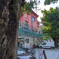 View of the upstairs patio. at Tula Bistro in Salzburg