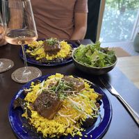 Daily special: tofu with rice   at Tula Bistro in Salzburg