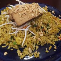 Rice with tofu at Tula Bistro in Salzburg