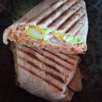 Nice sandwich with jackfruit at Lamb Street Food in Reykjavik