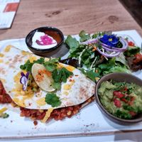 Quesadilla The Mexican - vegan at NOMAD in Bruges