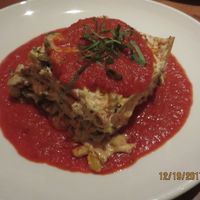 lasagna at Sublime Restaurant and Bar in Fort Lauderdale