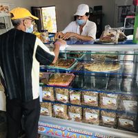 lots of vegan sweets  at Aquarius in Cucuta