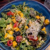 Mango salad at Malecón 21 in Mahahual