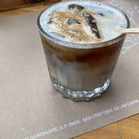 Iced latte  at Sarajevo Cafe Jardin in San Cristobal De Las Casas