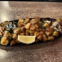 Batata, Koussa and Batinjan Hara Tapas  at Tagine Tapas & Grill in Leederville