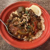 Mousaka Tagine with Couscous   at Tagine Tapas & Grill in Leederville