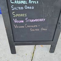 Two flavors today at Dang Soft Serve in Denver