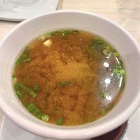 vegan miso soup  at Zen Sushi in Dallas