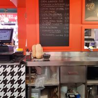 the menu  at Plantamientos in Madrid