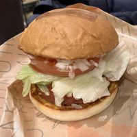 Vegan “botanical” burger  at Umami Burger - Kinshicho Parco in Tokyo