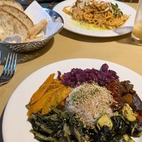 Main vegetarian (veganised) platted at La Zucca in Venice