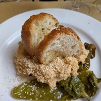 warm humus, on different peppers at La Zucca in Venice