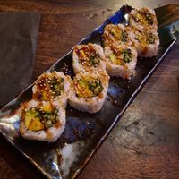 Pumpkin sushi #Veganuary at SALT in Hamilton