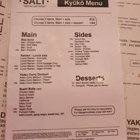 Lunch when visited 14/03/2025 at SALT in Hamilton