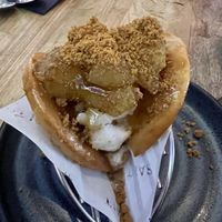 fried bao bun apple pie  at SALT in Hamilton