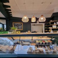 Counter at Fluffy Falafel in Kortrijk