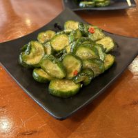 Cucumber salad  at Bao Bao House in Eugene