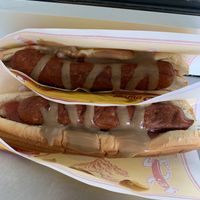 Hotdog vegan   at Pylsuvagninn in Selfoss