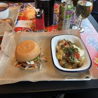 Charlie Dont Surf Burger  at Le KocK in Reykjavik