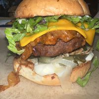 Alison Wonderland burger  at Le KocK in Reykjavik