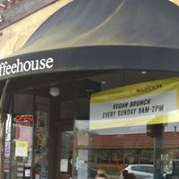 Sunday sign at Portfolio Coffeehouse in Long Beach