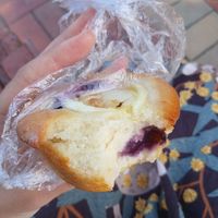 Not the best photo, but here's my muffin! at Turmeric Cafe in Lower Hutt