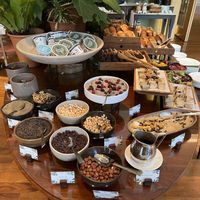 vegan buffet!  at Gioia Cocina Botánica in Buenos Aires