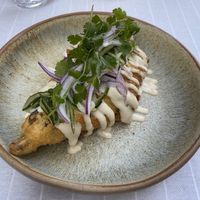 Tasting menu: eggplant  at Gioia Cocina Botánica in Buenos Aires