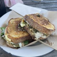Vegan toastie  at The Store in Ventnor