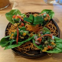 Spicy vegan lettuce gems at NUSARA Thai Fire Kitchen in Poole