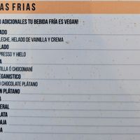 Menu as of December 2022. Page 6 of 8 at Battus Kaffee in La Serena