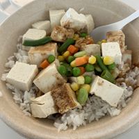 Tofu teriyaki  at SFO - Sankaku - T3 in San Francisco