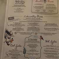 Menu  at Goblin & The Grocer in Beverly Shores