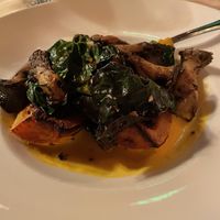 Grilled Trumpet Mushrooms - vegan  at Hearthstone in Breckenridge