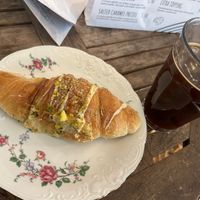 Pistachio Croissant and Americano  at Hempies - Händelstraße in Cologne