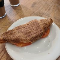Cheese and salami croissant at Hempies - Händelstraße in Cologne