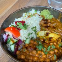 Vegan lunch bowl   at Bindaas in Munich