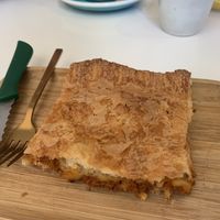 Empanada de soja! Muy buena!:)  at The Hippie Baker in Vigo