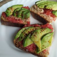Avocado toast at The Hippie Baker in Vigo