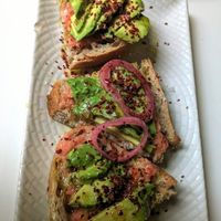 Avocado toast at The Hippie Baker in Vigo