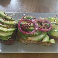 Avocado toast at The Hippie Baker in Vigo