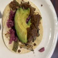 Nopales taco  at Soluna Cafe in Jackson